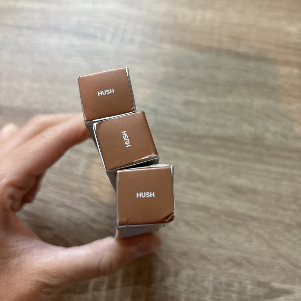 NEW LOT OF 3 Wonderskin Blading All Day Lip Stain Shade  HUSH